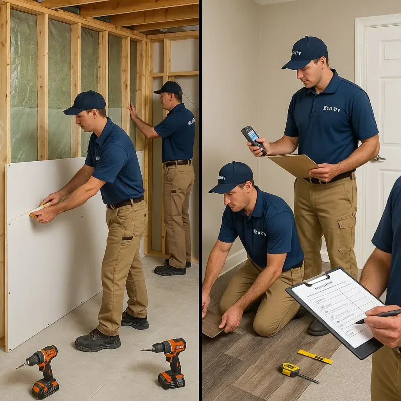 Repairs and Reconstruction process in Derry, NH